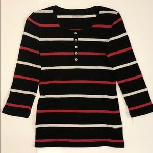 Croft & Barrow 3/4 Sleeve Sweater Shirt